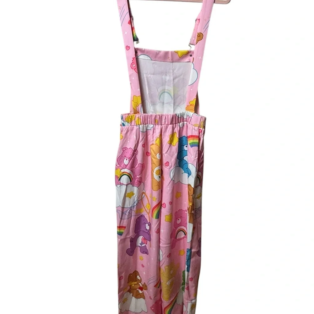 ROMWE Pink Care Bears‎ Kids Overalls